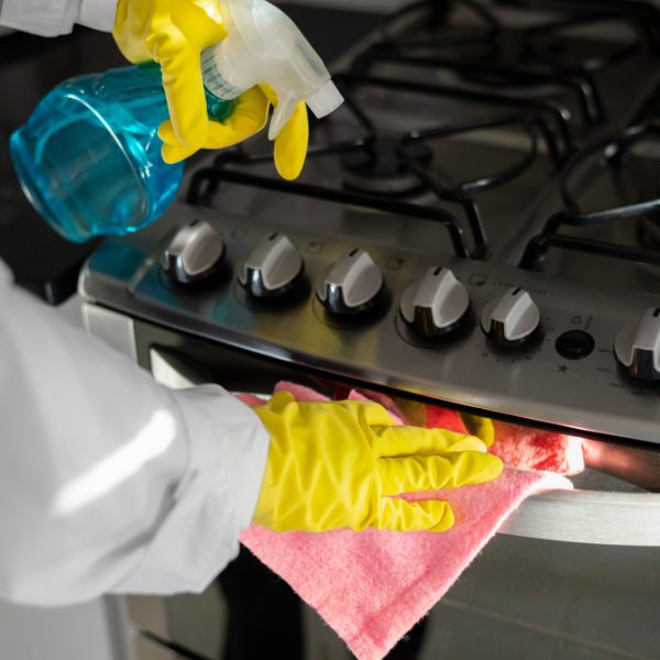 cleaning oven